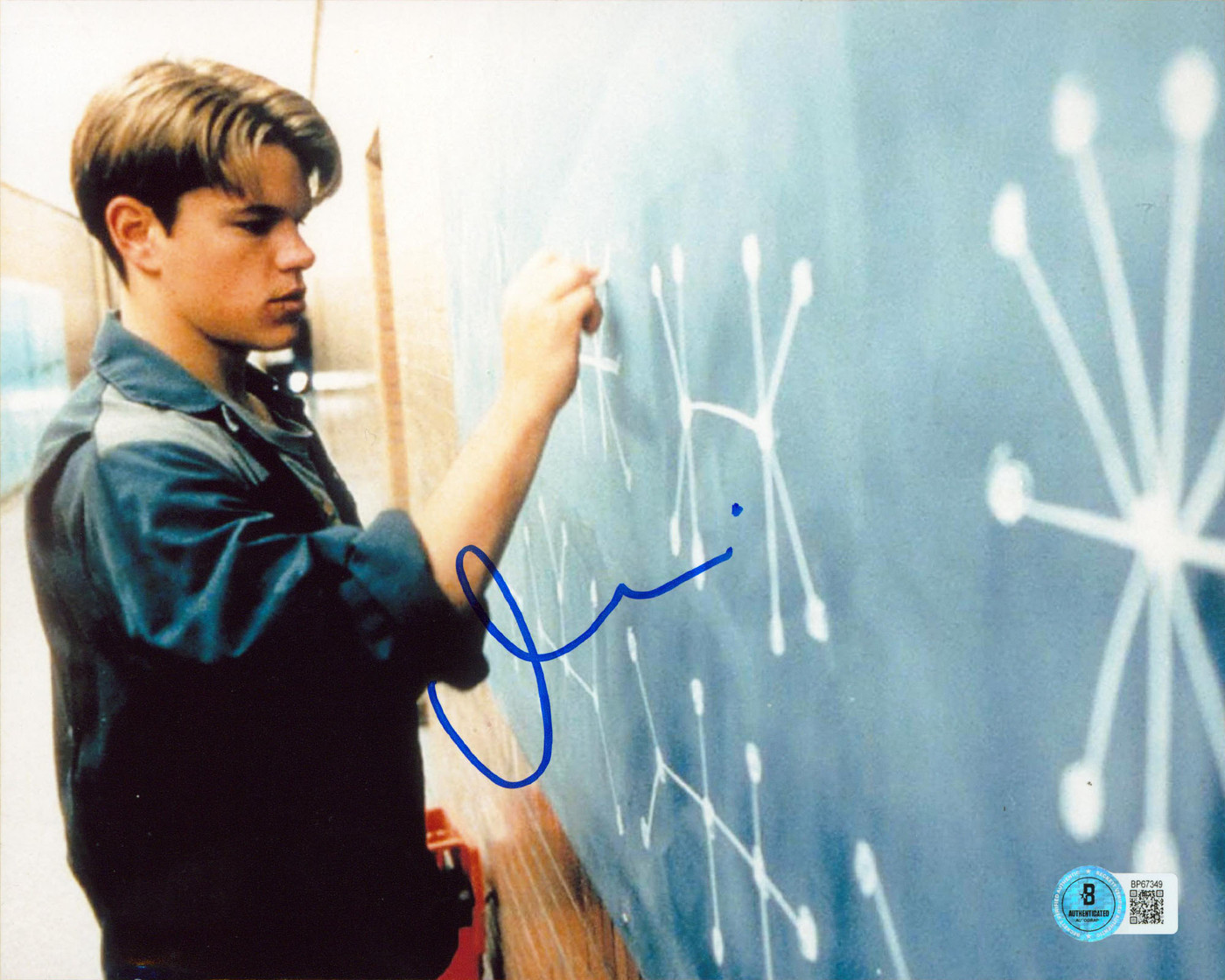 Matt Damon Good Will Hunting Authentic Signed 8x10 Horizontal Photo BAS #BP67349