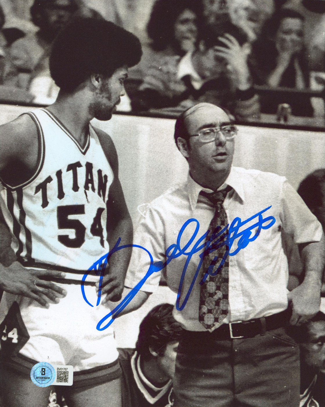 Dick Vitale Sportscaster Authentic Signed 8x10 Vertical Photo BAS #BV01767