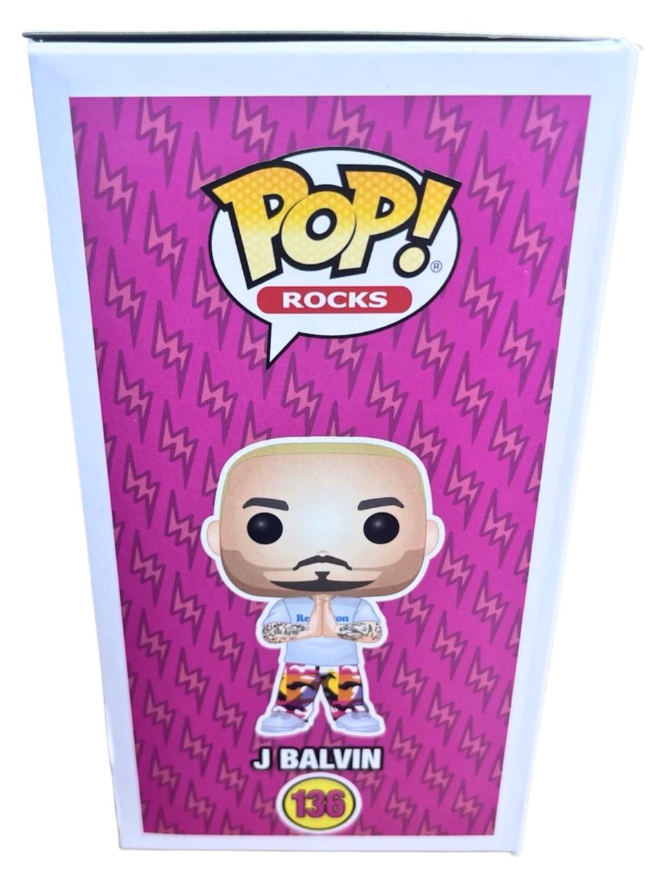 J Balvin Signed Funko Pop