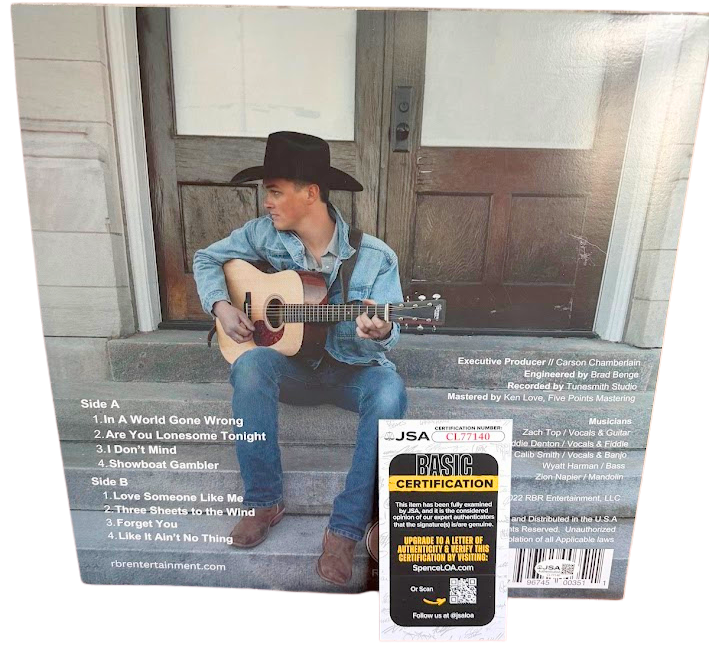 Zach Top Signed Vinyl