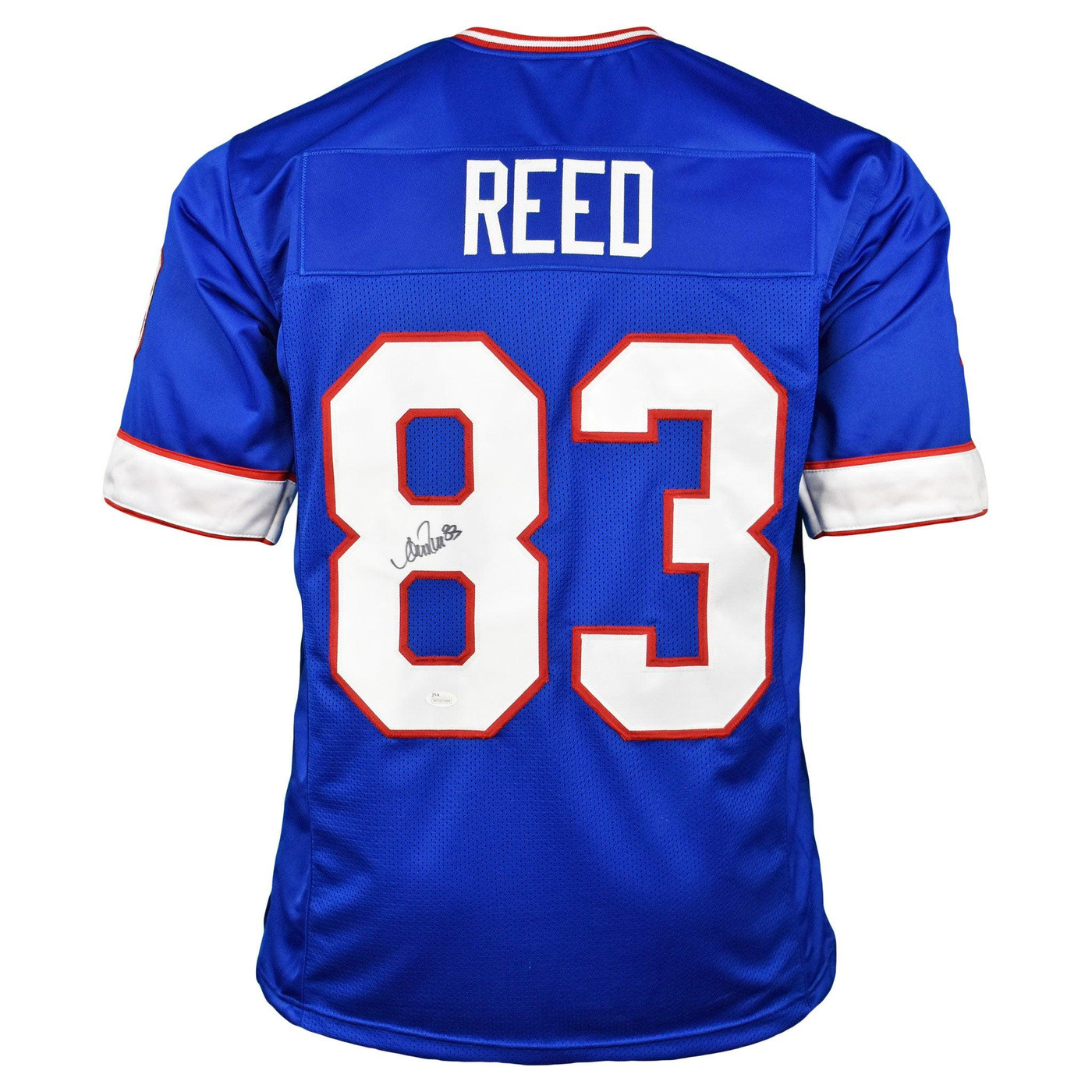 Andre Reed Signed Pro-Edition Blue Football Jersey (JSA)