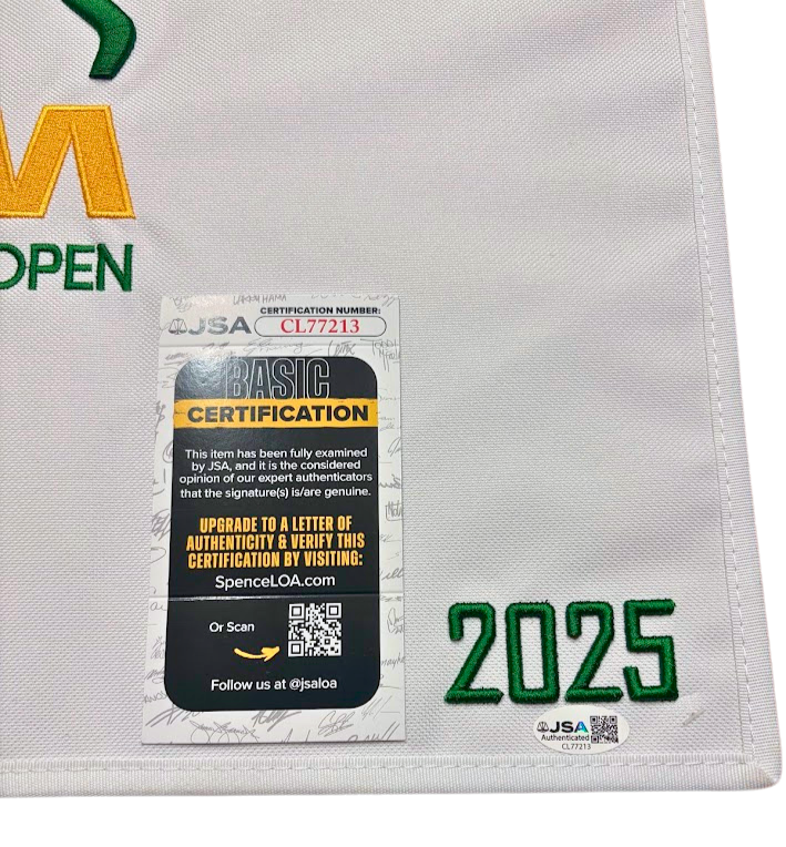 Brooks Koekpa Signed Waste Management Golf Flag