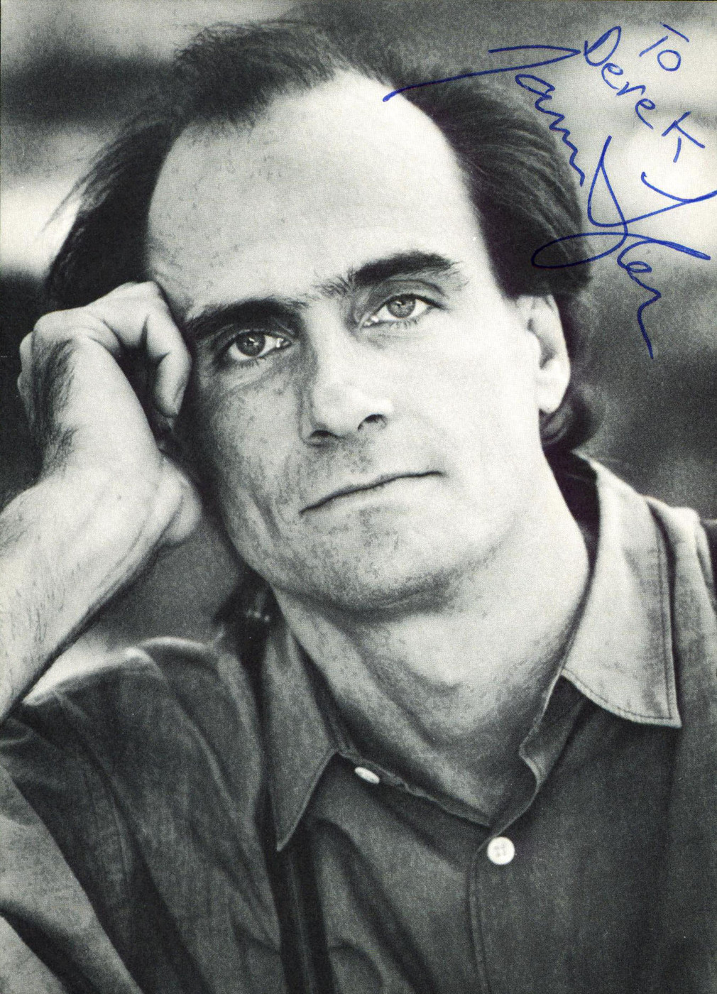 James Taylor "To Derek" Authentic Signed 4.5x6.25 Photo JSA #CJ41553