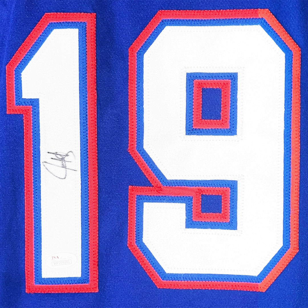 Juan Gonzalez Signed Texas Royal Baseball Jersey (JSA)