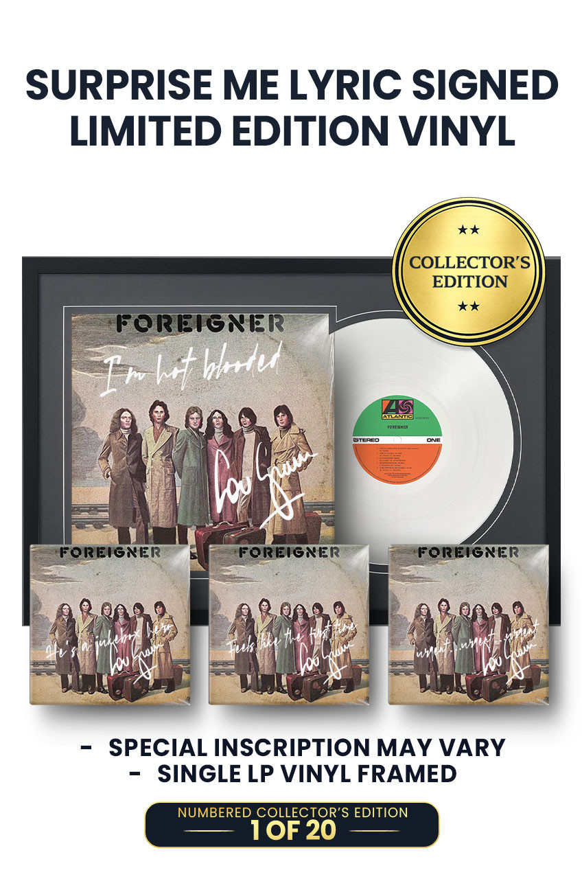 Foreigner (ATL75) – Crystal Clear Diamond Vinyl