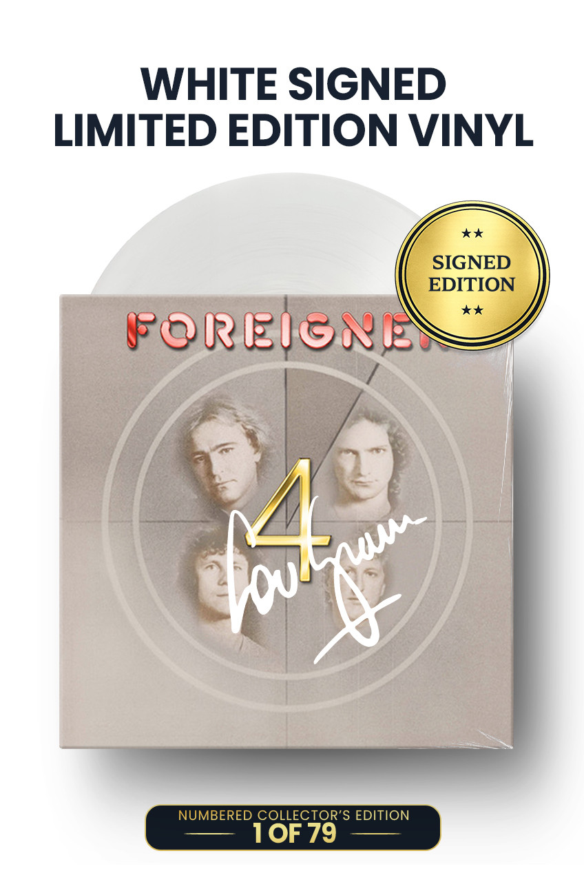 4 (signed by Lou Gramm)