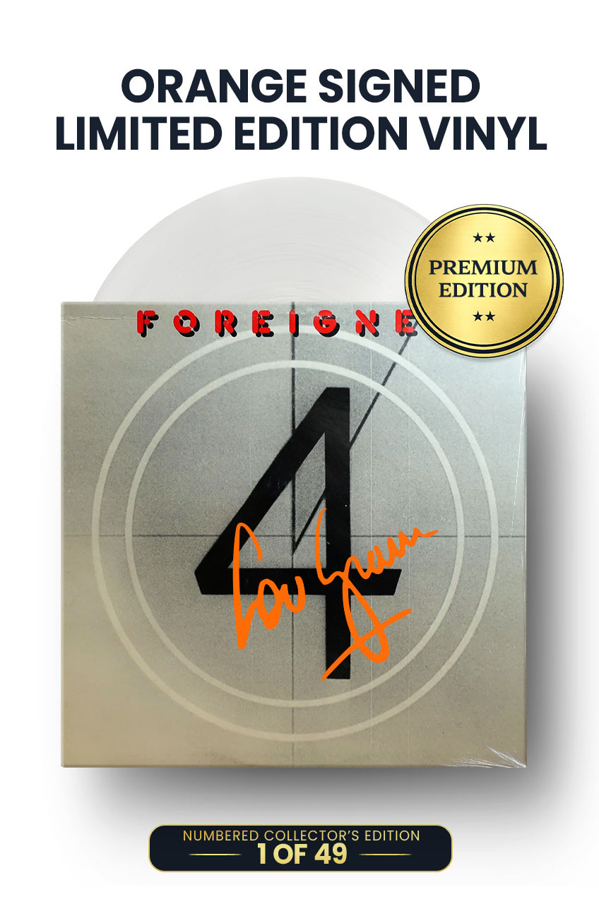 4 (signed by Lou Gramm)