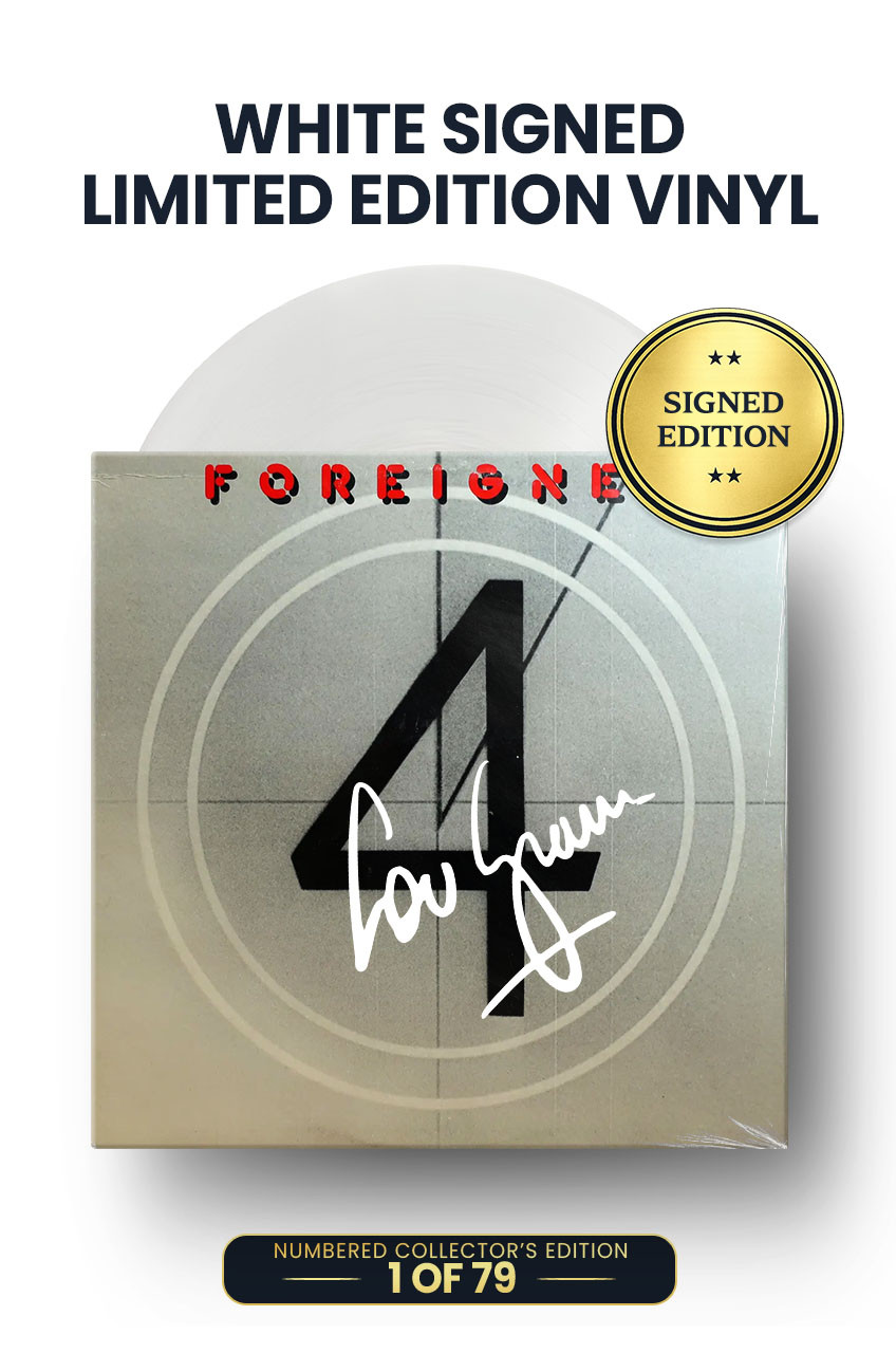 4 (signed by Lou Gramm)