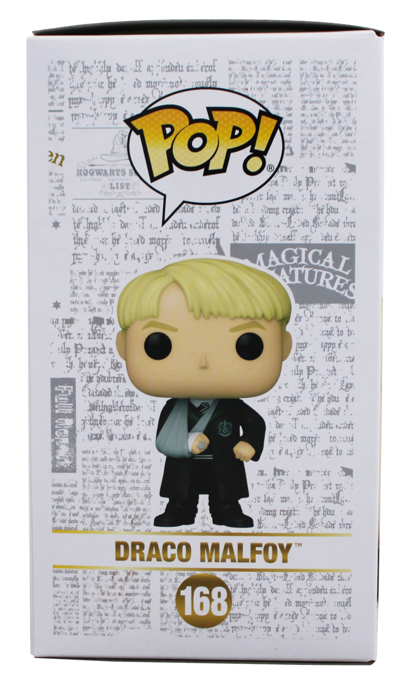 Tom Felton Harry Potter Signed Draco Malfoy #168 Funko Pop Figure