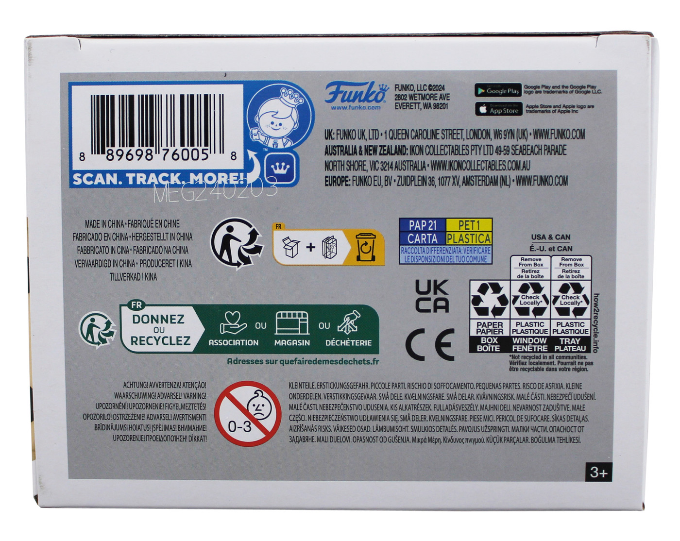 Tom Felton Harry Potter Signed Draco Malfoy #168 Funko Pop Figure BAS #BU89362