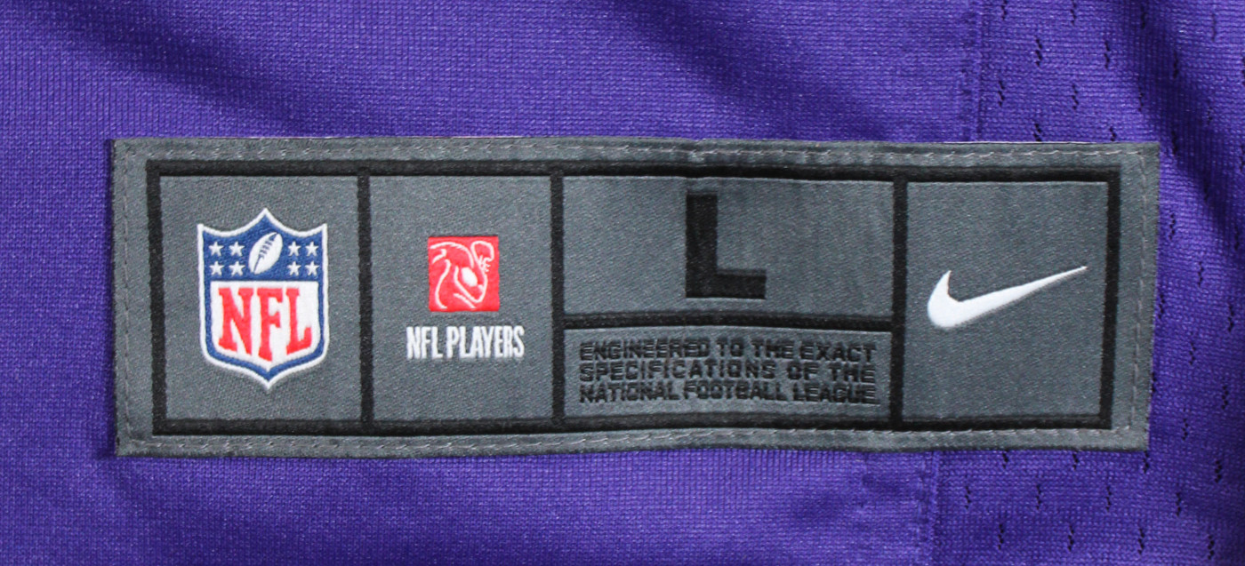 Vikings Jared Allen "6x Insc" Signed Purple Nike Limited Jersey BAS Witnessed