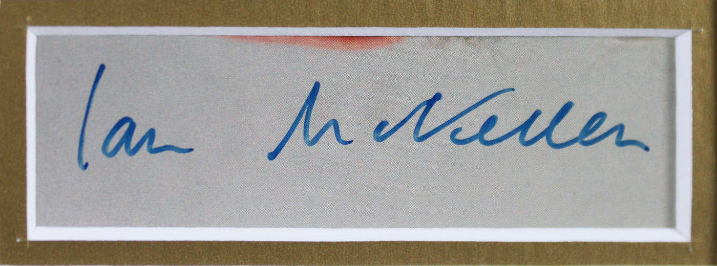 Ian McKellen & Viggo Mortensen Lord of the Rings Signed Framed Display BAS