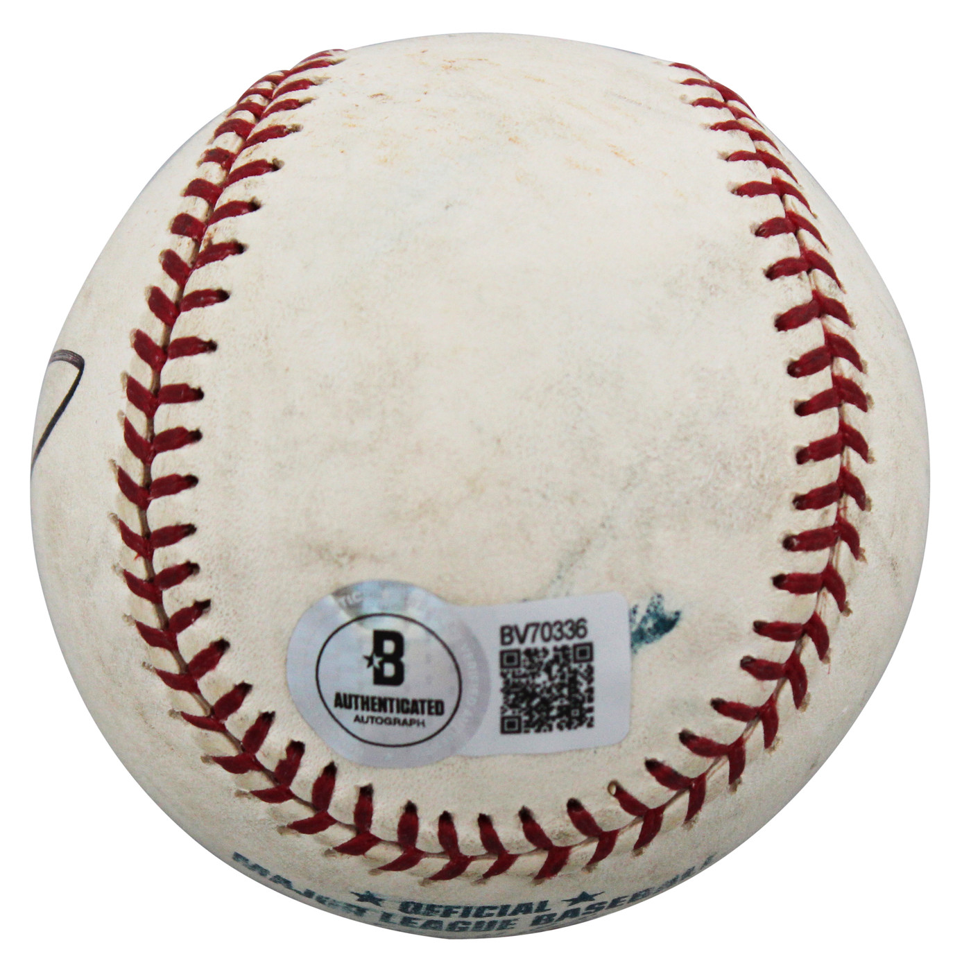 D-Backs Shawn Green Authentic Signed Game Used Selig OML Baseball BAS #BV70336