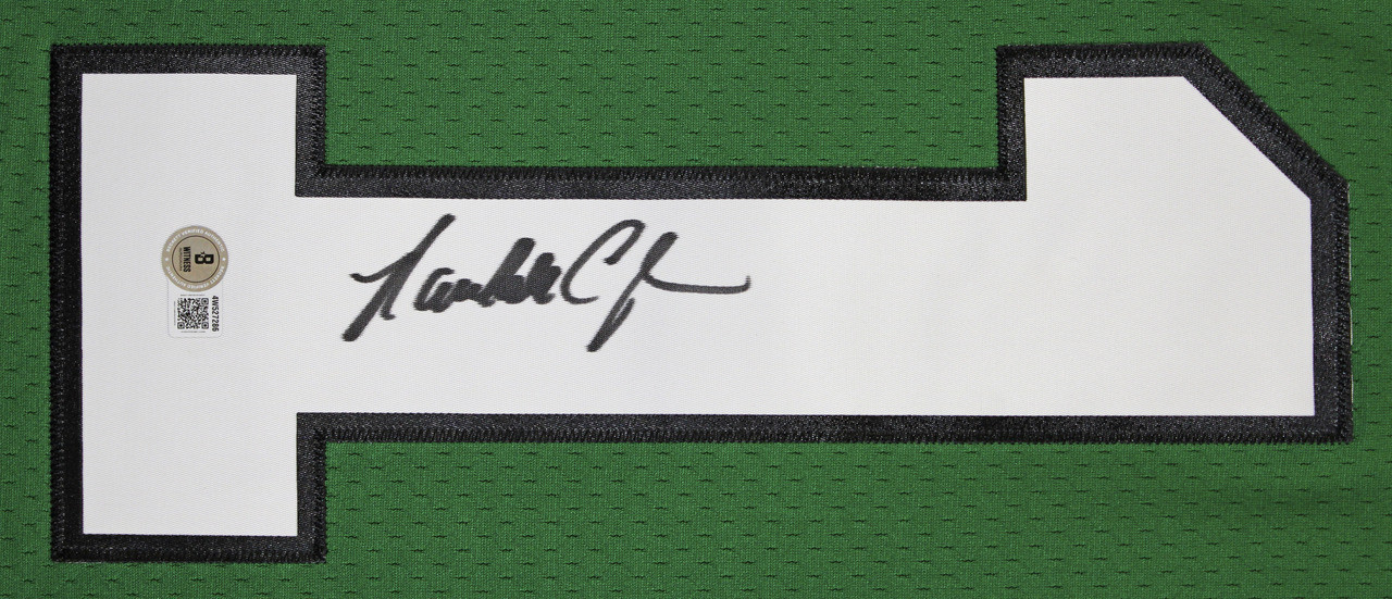 Eagles Randall Cunningham Signed Green Mitchell & Ness Jersey BAS Witnessed