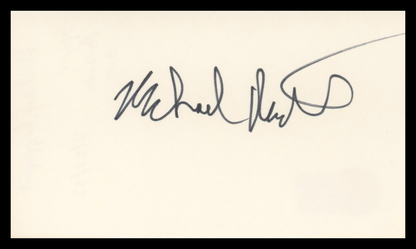 Michael Rapaport True Romance Authentic Signed 3x5 Index Card BAS #BV02105
