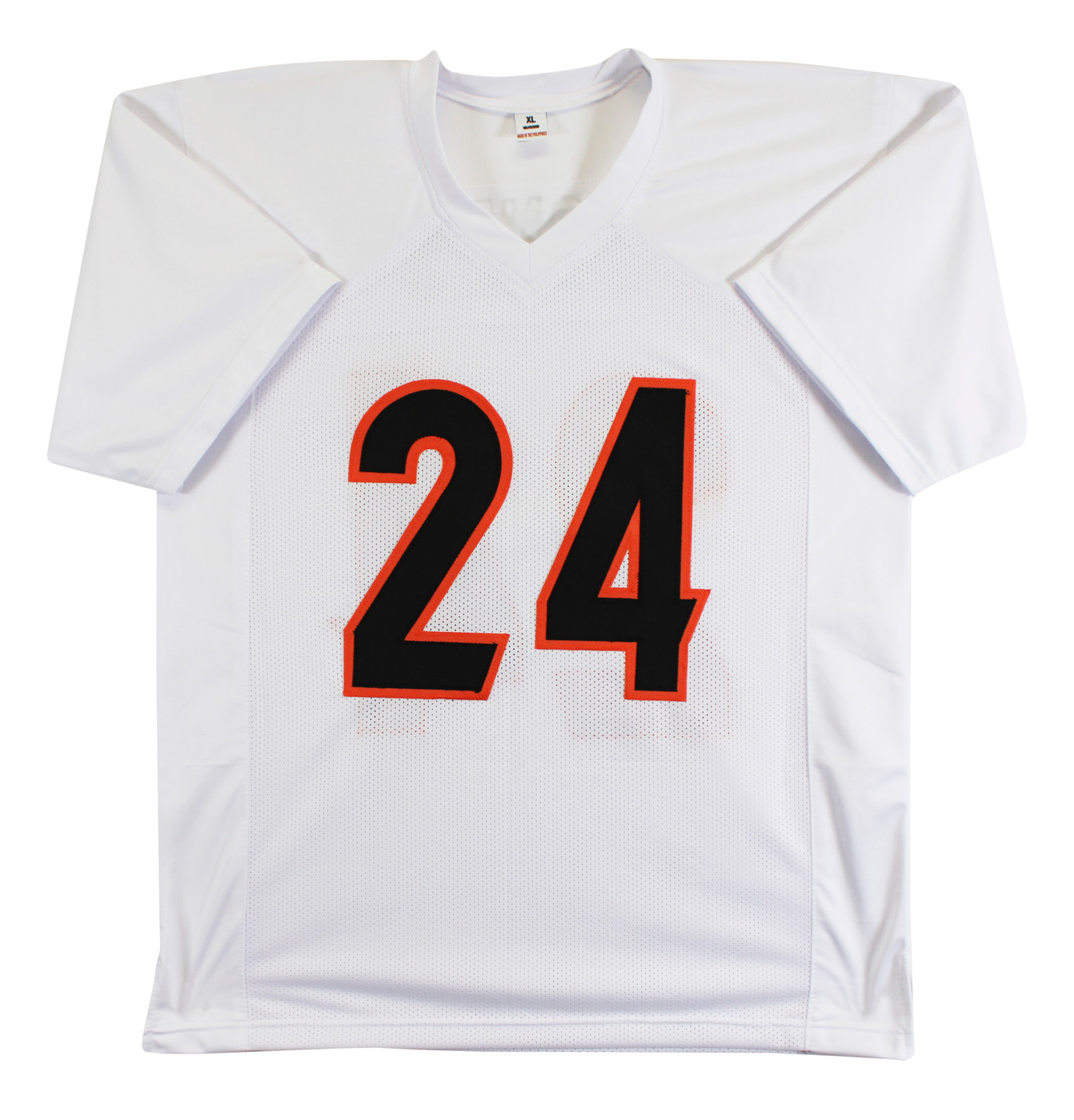 Adam "Pacman" Jones Authentic Signed White Pro Style Jersey Autographed BAS