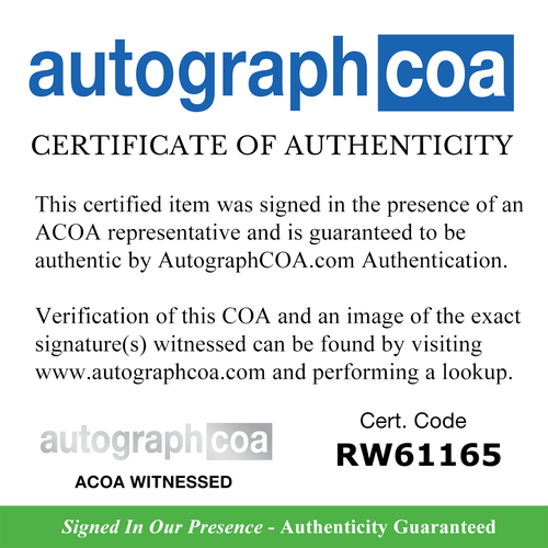 Malcolm McDowell Autographed Clockwork Orange Funko Pop! #358 Alex ACOA Witness ITP Version 1