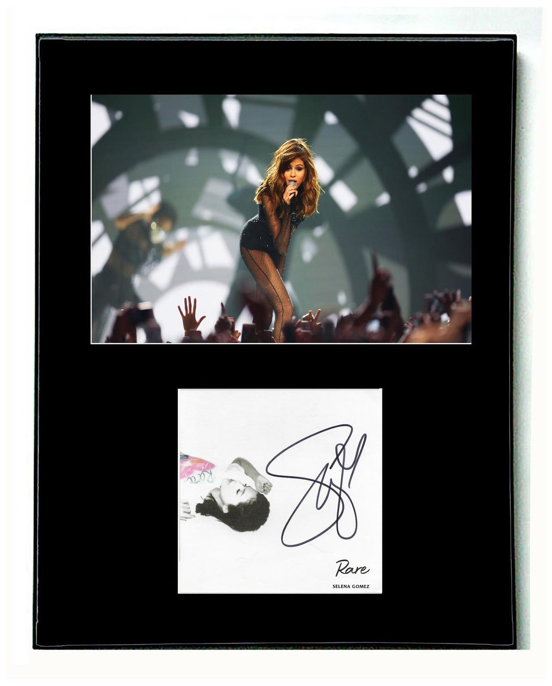 Selena Gomez Autographed RARE Cd Album Framed Matted Photo Display -