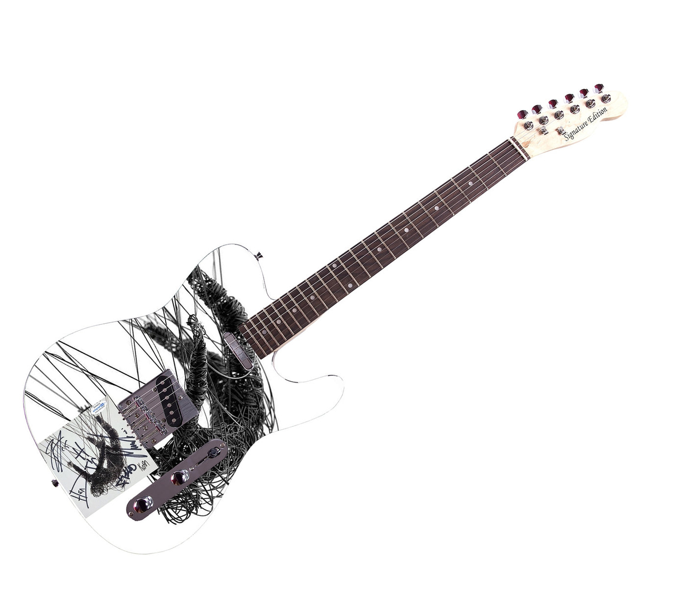 Korn Signed Autographed The Nothing Album CD Custom Graphics Photo Guitar ACOA