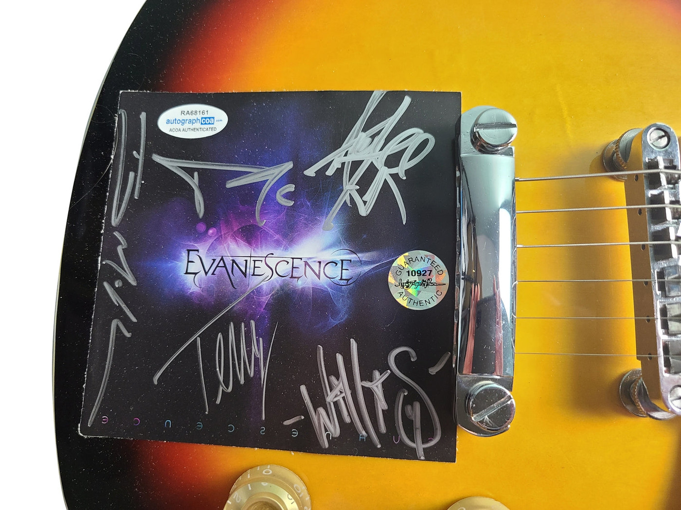 ★レアEVANESCENCE デモアルバム3枚セット Evanescence Signed Album Lp CD Amy Lee Guitar ACOA -