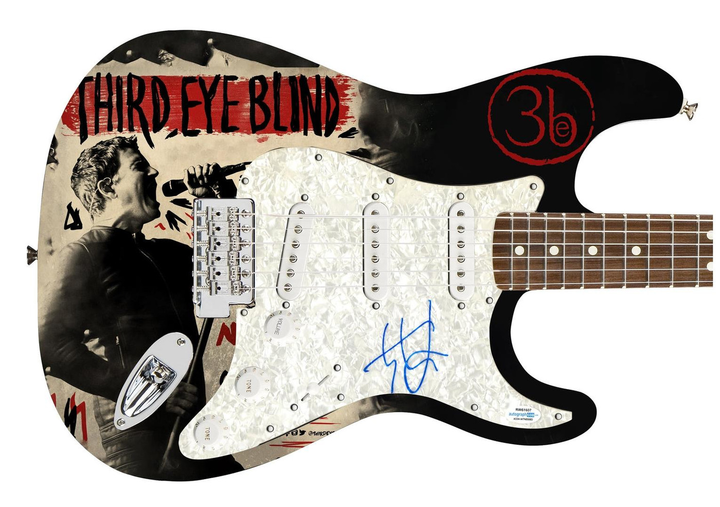 Third Eye Blind Stephen Jenkins Autographed Album Cd Photo Graphics Guitar Version 3