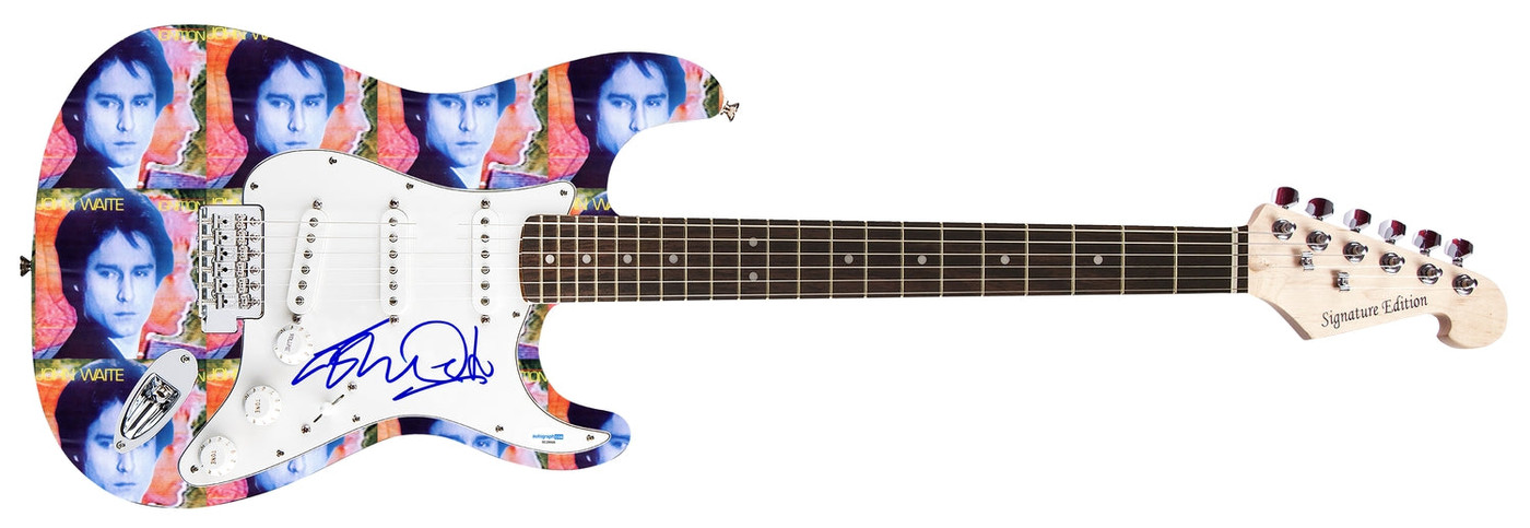 John Waite Signed "Ignition" Album Lp Cd Custom Graphics Guitar ACOA