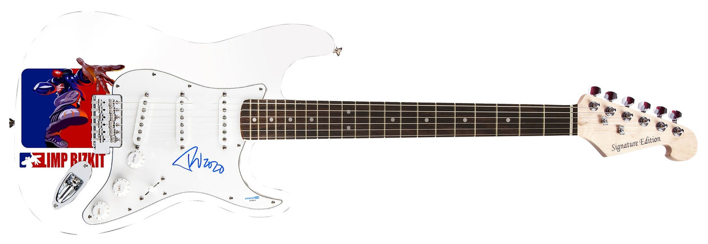 Limp Bizkit Fred Durst Autographed "Significant Other" Lp Cd Custom Graphics Guitar