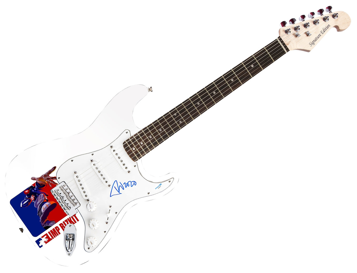 Limp Bizkit Fred Durst Autographed "Significant Other" Lp Cd Custom Graphics Guitar