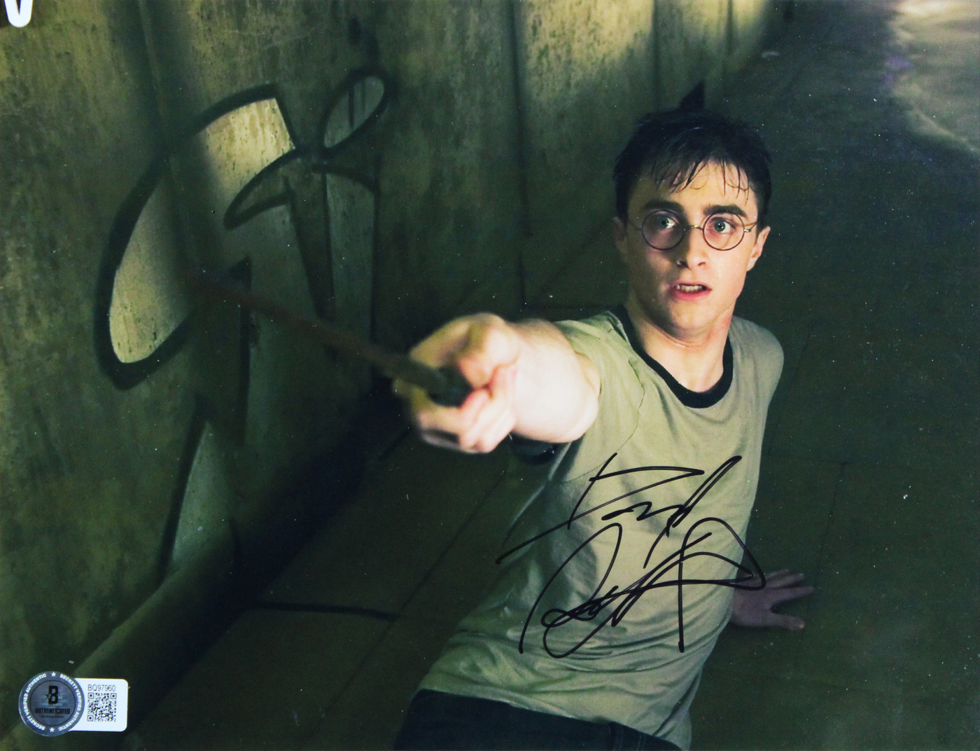 Daniel Radcliffe Harry Potter & Order Of The Phoenix Signed Framed Photo BAS 2