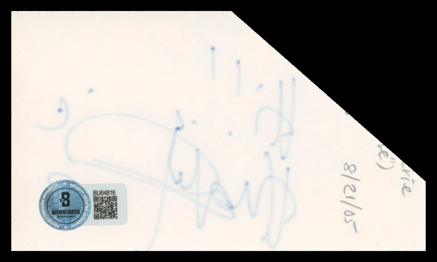 Hugh Laurie House, M.D. "Hi!!" Authentic Signed 3x5 Index Card BAS #BU64816