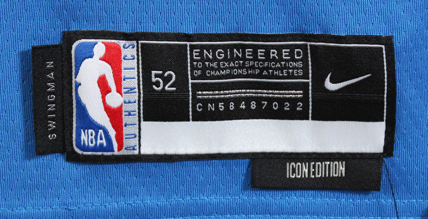 Thunder Shai Gilgeous-Alexander Signed Blue Nike Icon Finals Edition Jersey PSA