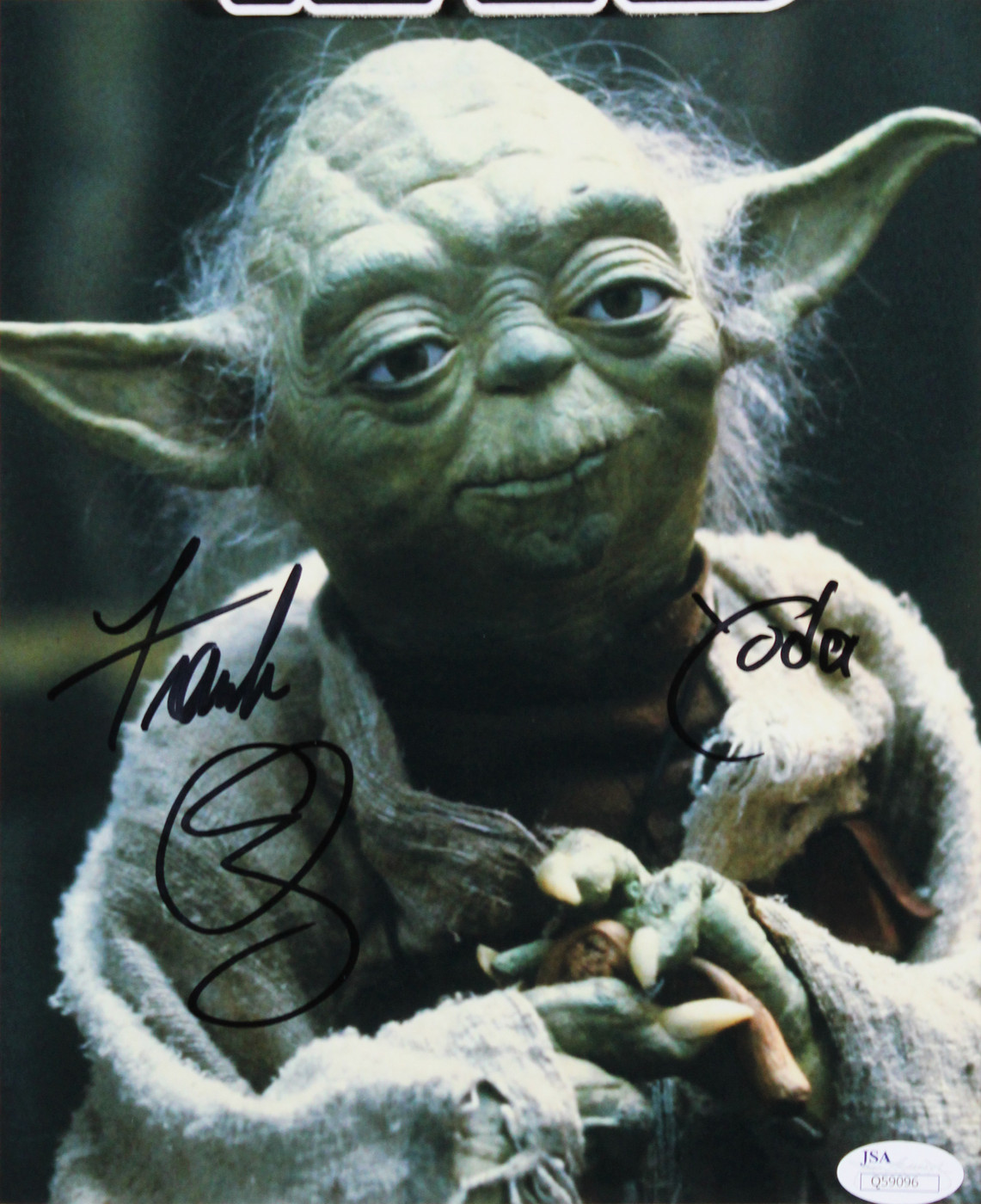 Frank Oz Star Wars "Yoda" Authentic Signed 8x10 Framed Photo JSA #Q59096