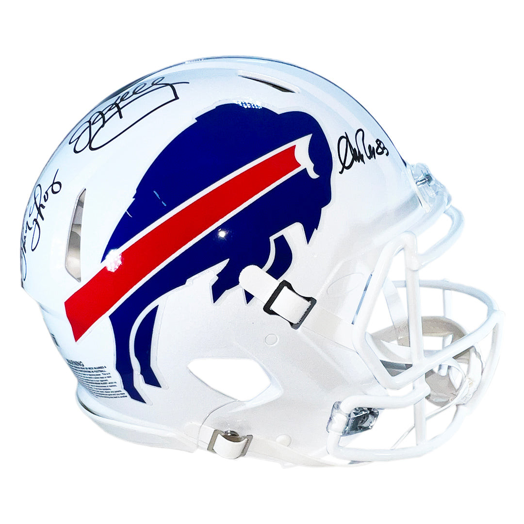 Bills Triplets Signed Buffalo Bills Authentic Speed Full-Size Football Helmet (Beckett)