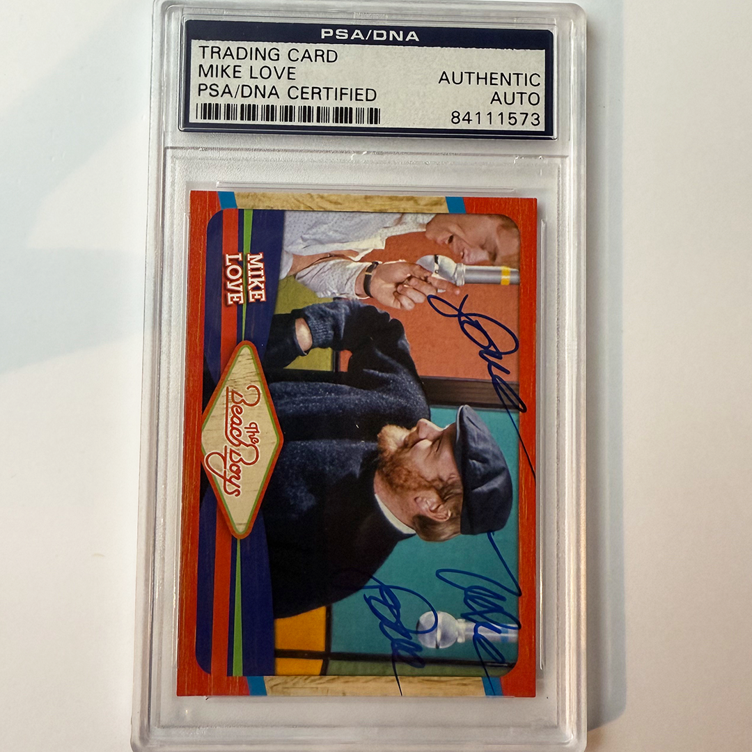 Mike Love Beach Boys Signed 2013 Panini #77 PSA Auto Authentic