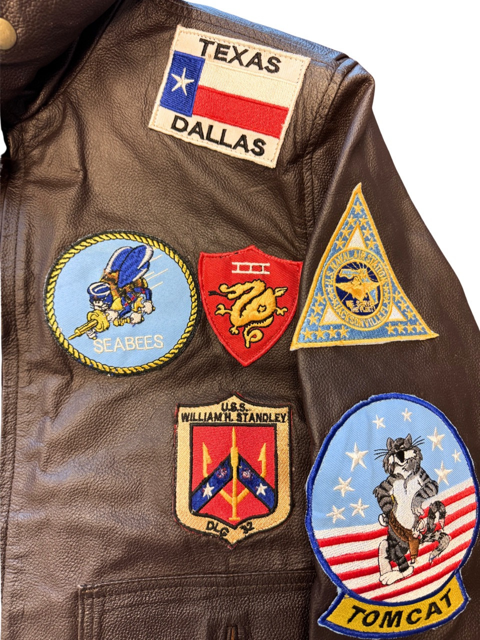 【超希少】Titleist アームレザージャケット James Tolkan Top Gun Signed Jacket