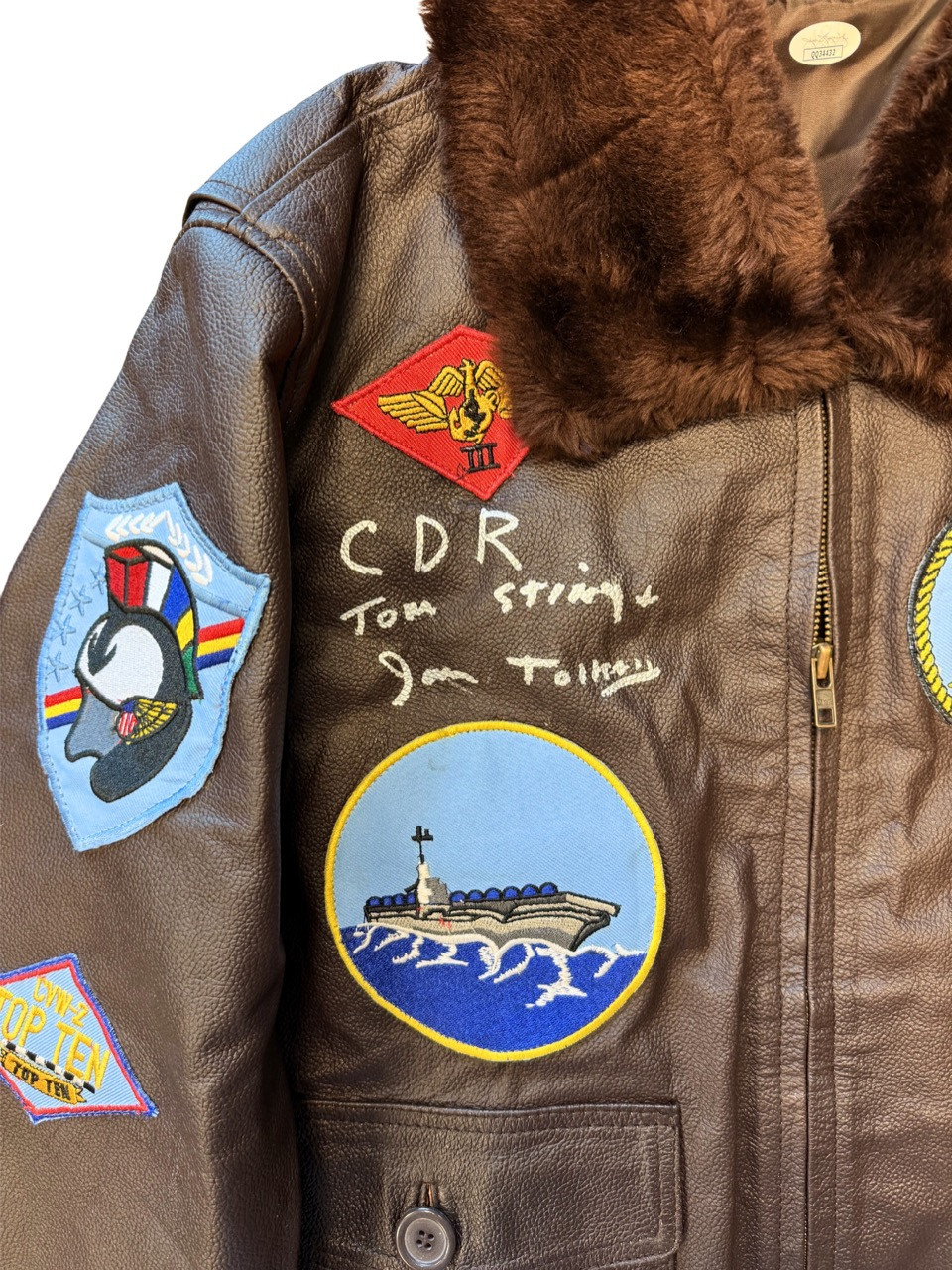 James Tolkan Top Gun Signed Jacket