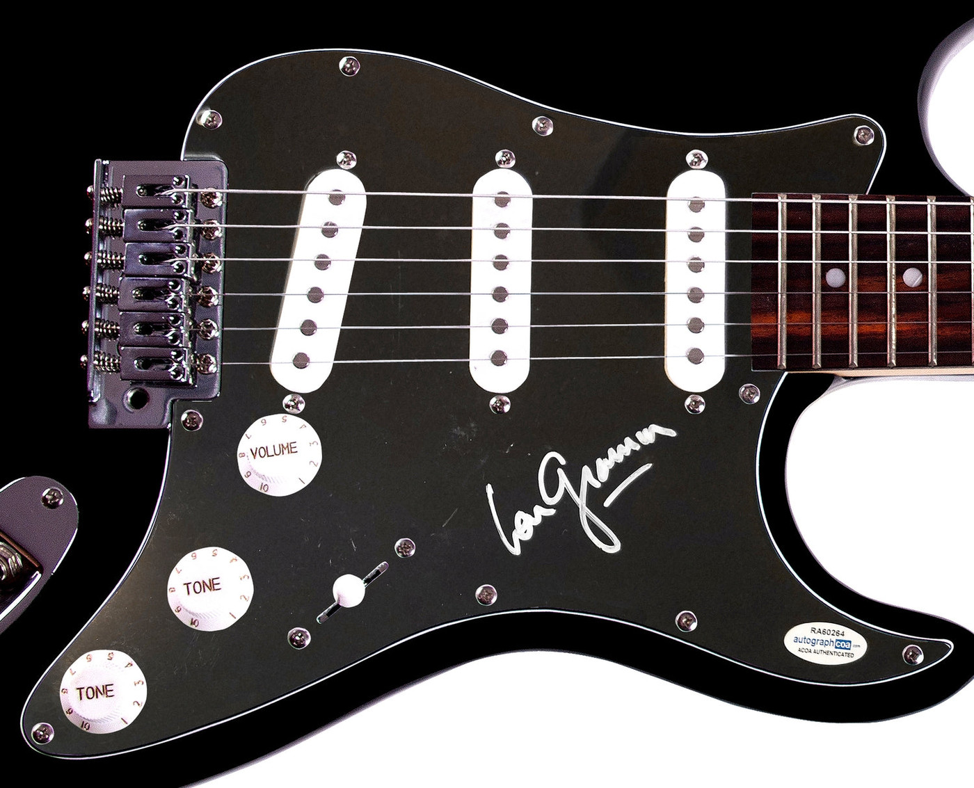 Foreigner Lou Gramm Signed Autographed Guitar ACOA Version 1