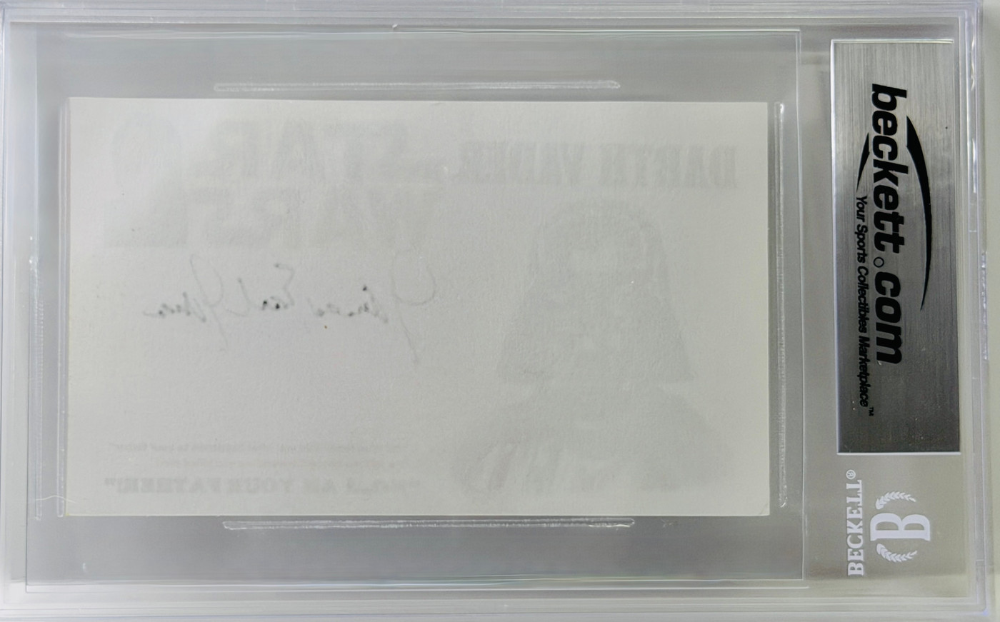 James Earl Jones 4x6  slabbed BAS GRADED 10
