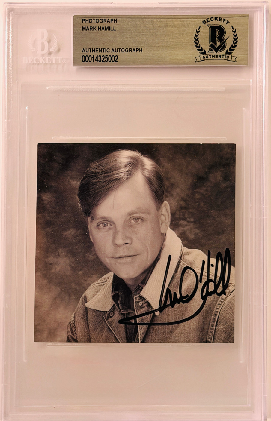 Mark Hamill 3.5x3.5 slabbed BAS