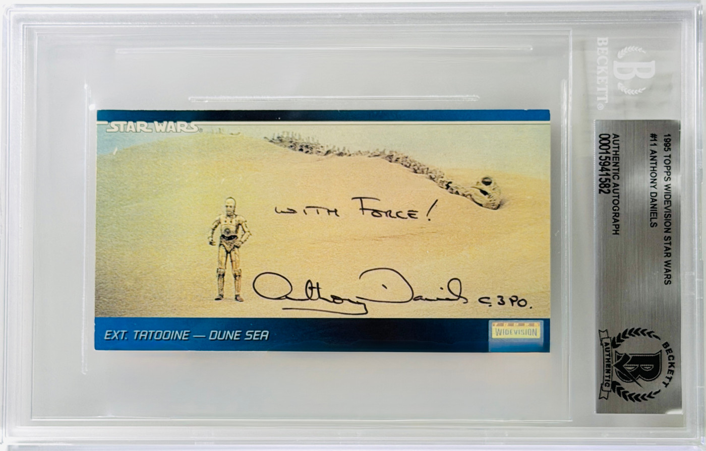 Anthony Daniels W/Insc Trading card