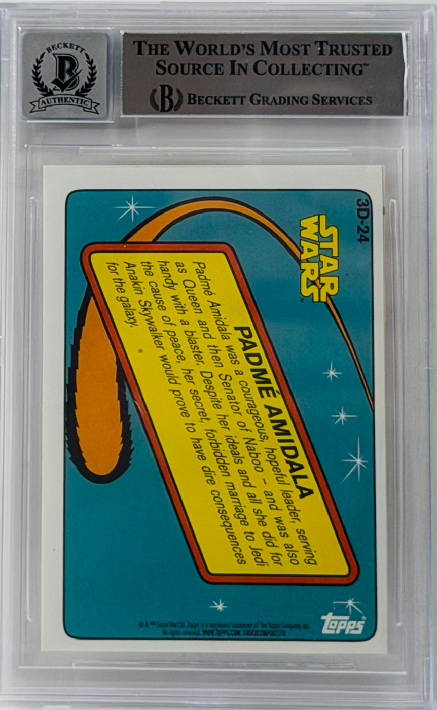 Natalie Portman Custom Trading card Graded 10