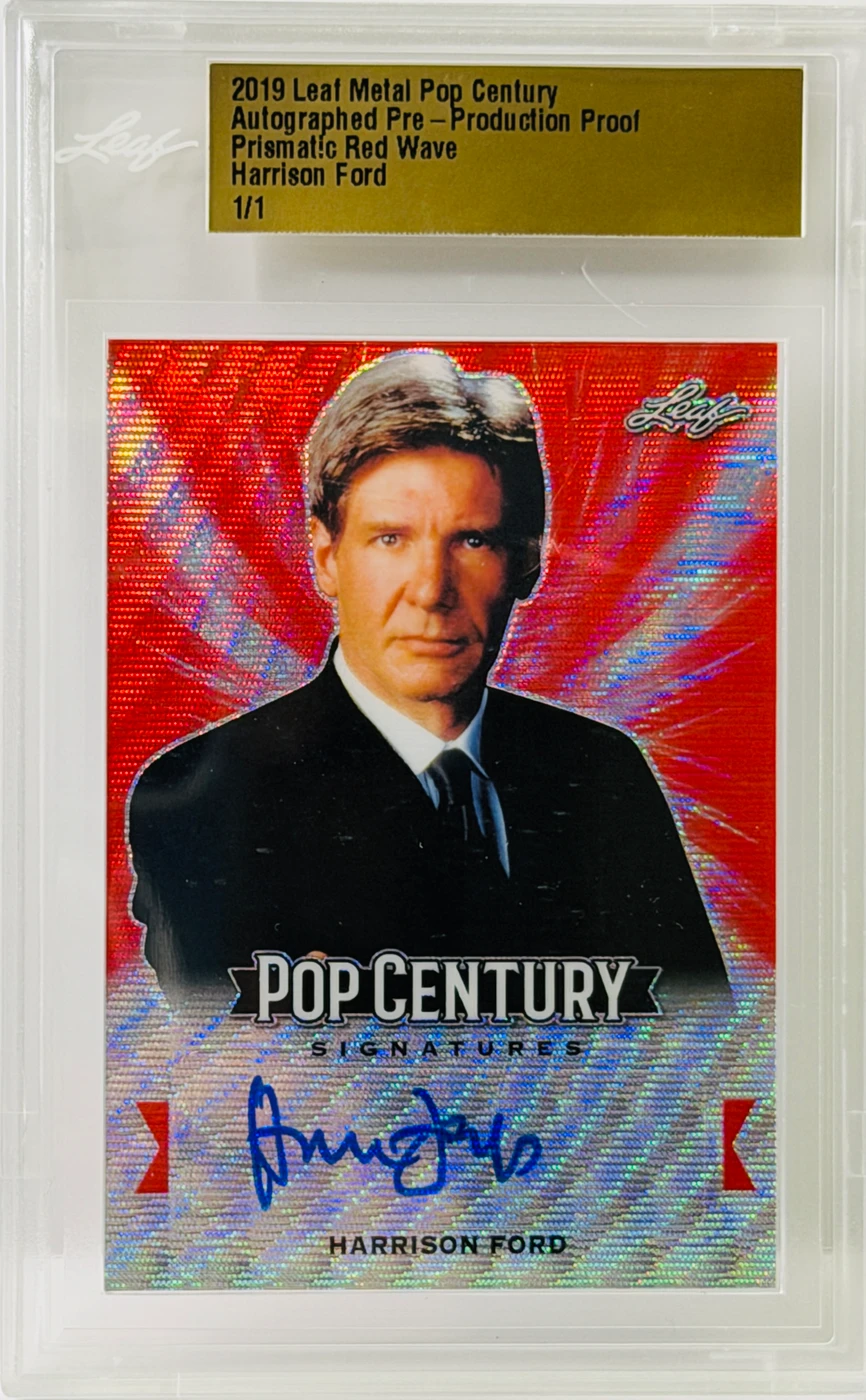 Harrison Ford 1 of 1 2019 leaf Prismatic Proof