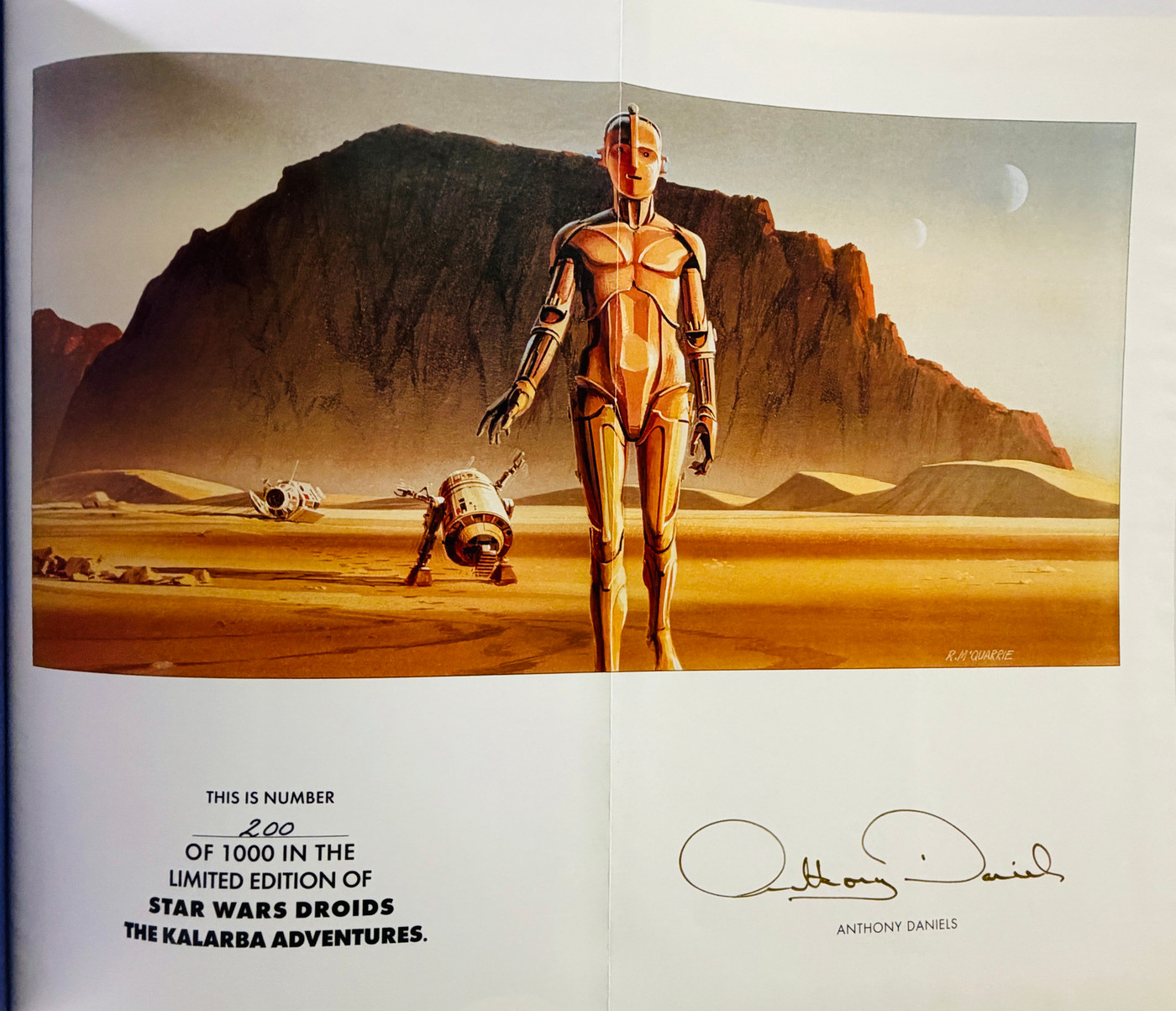 Anthony Daniels Book DROIDS #200 of 1000