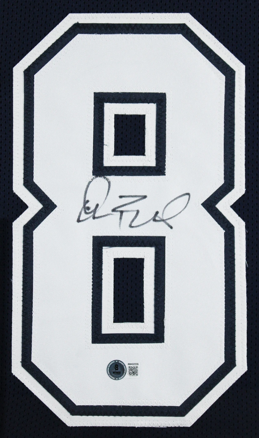 Dez Bryant Authentic Signed Navy Pro Style Framed Jersey BAS Witnessed