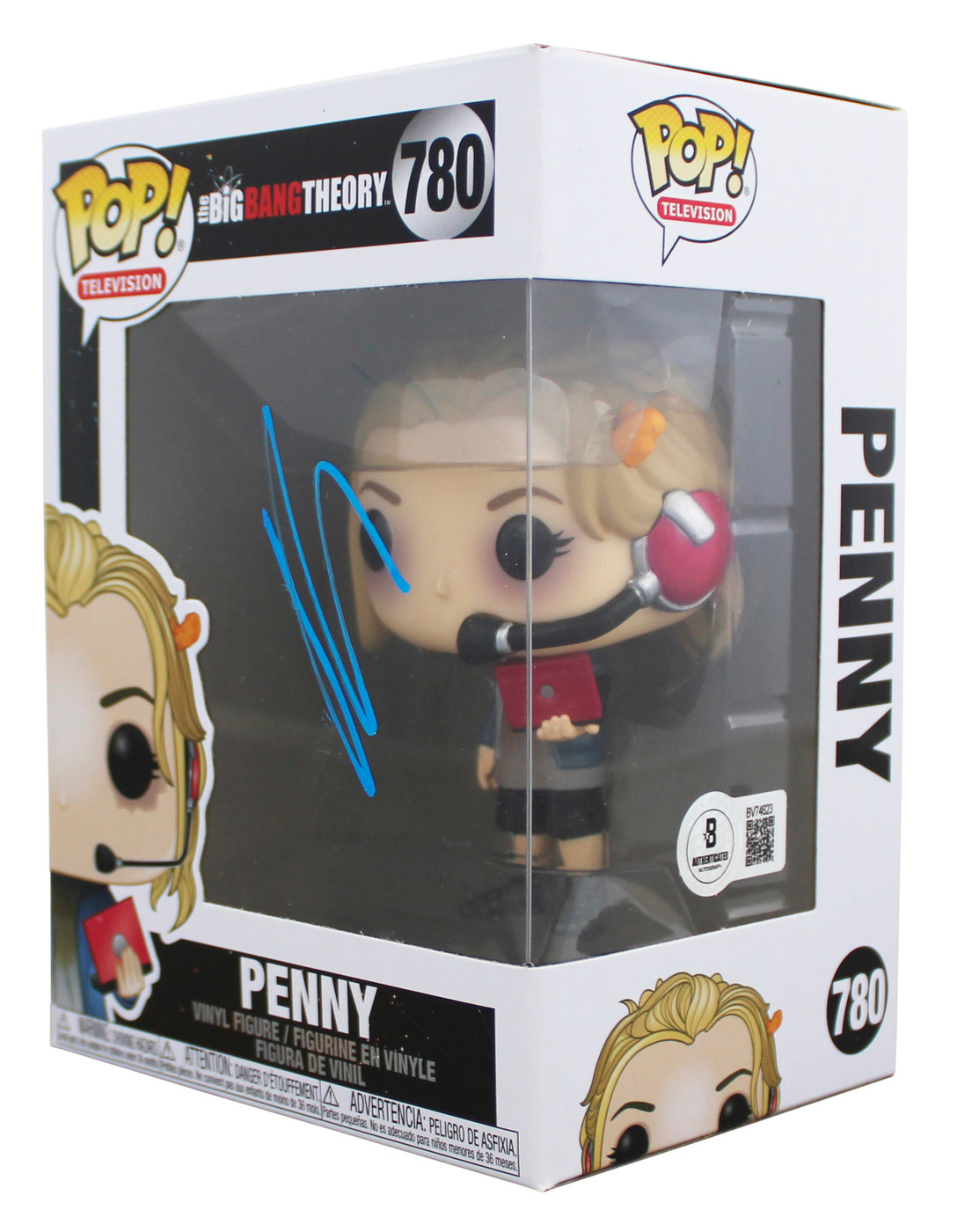 Kaley Cuoco The Big Bang Theory Signed Penny #780 Funko Pop Figure BAS #BV74623
