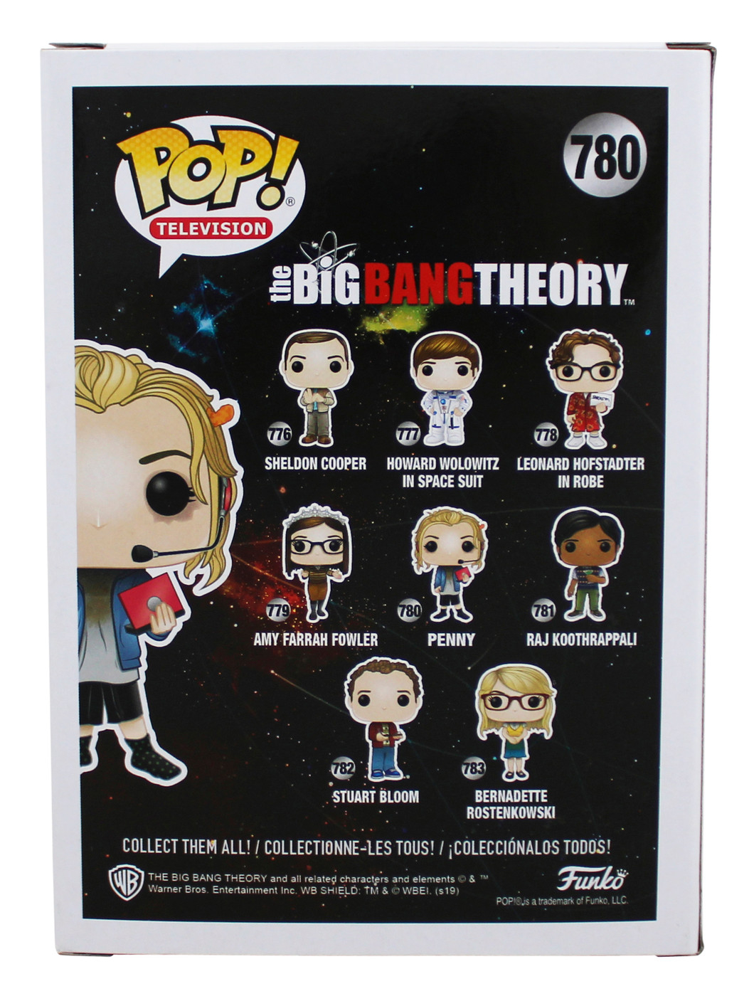 Kaley Cuoco The Big Bang Theory Signed Penny #780 Funko Pop Figure