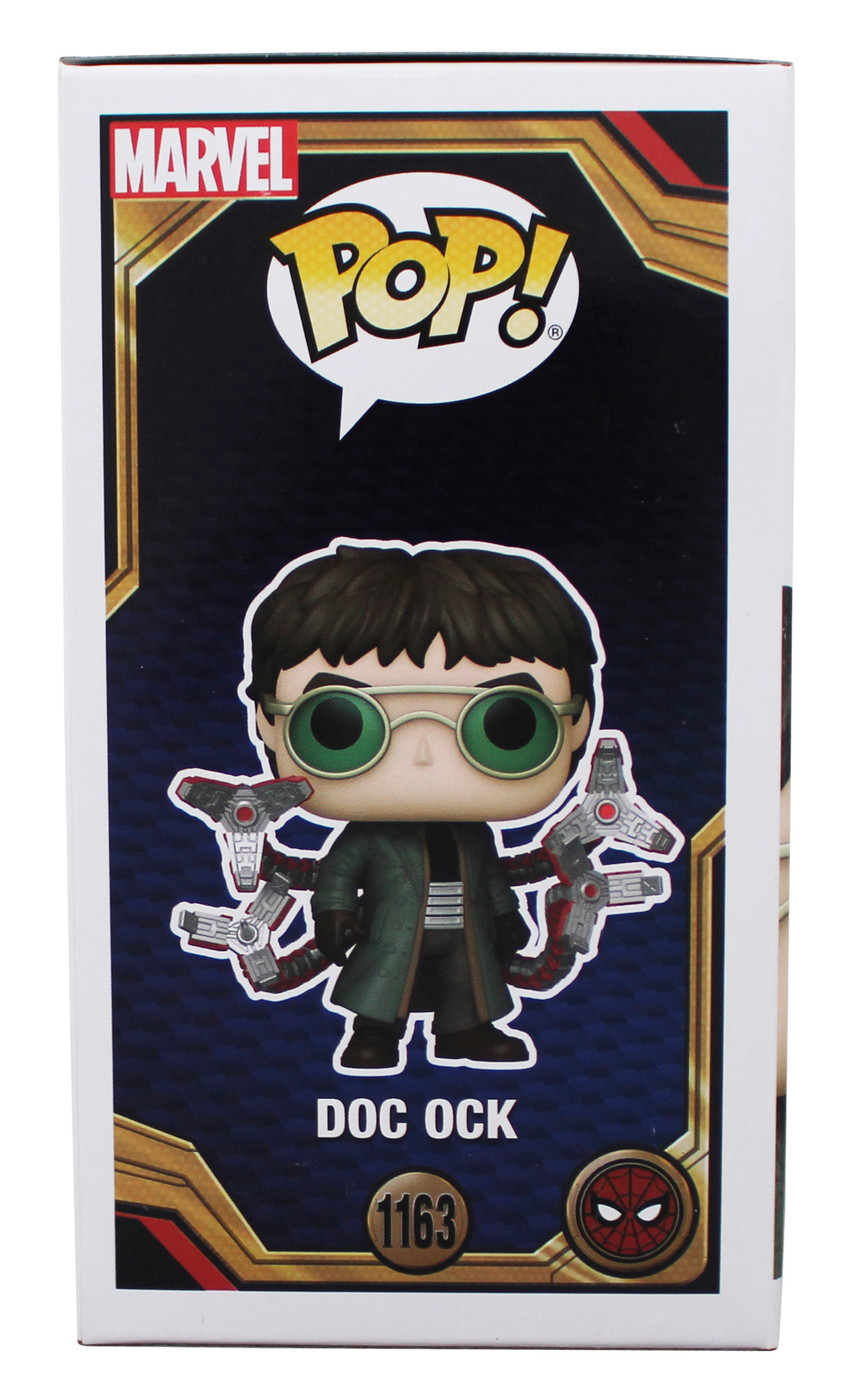 Alfred Molina Spiderman Signed Doc Ock #1163 Funko Pop Vinyl Figure JSA #AS72572