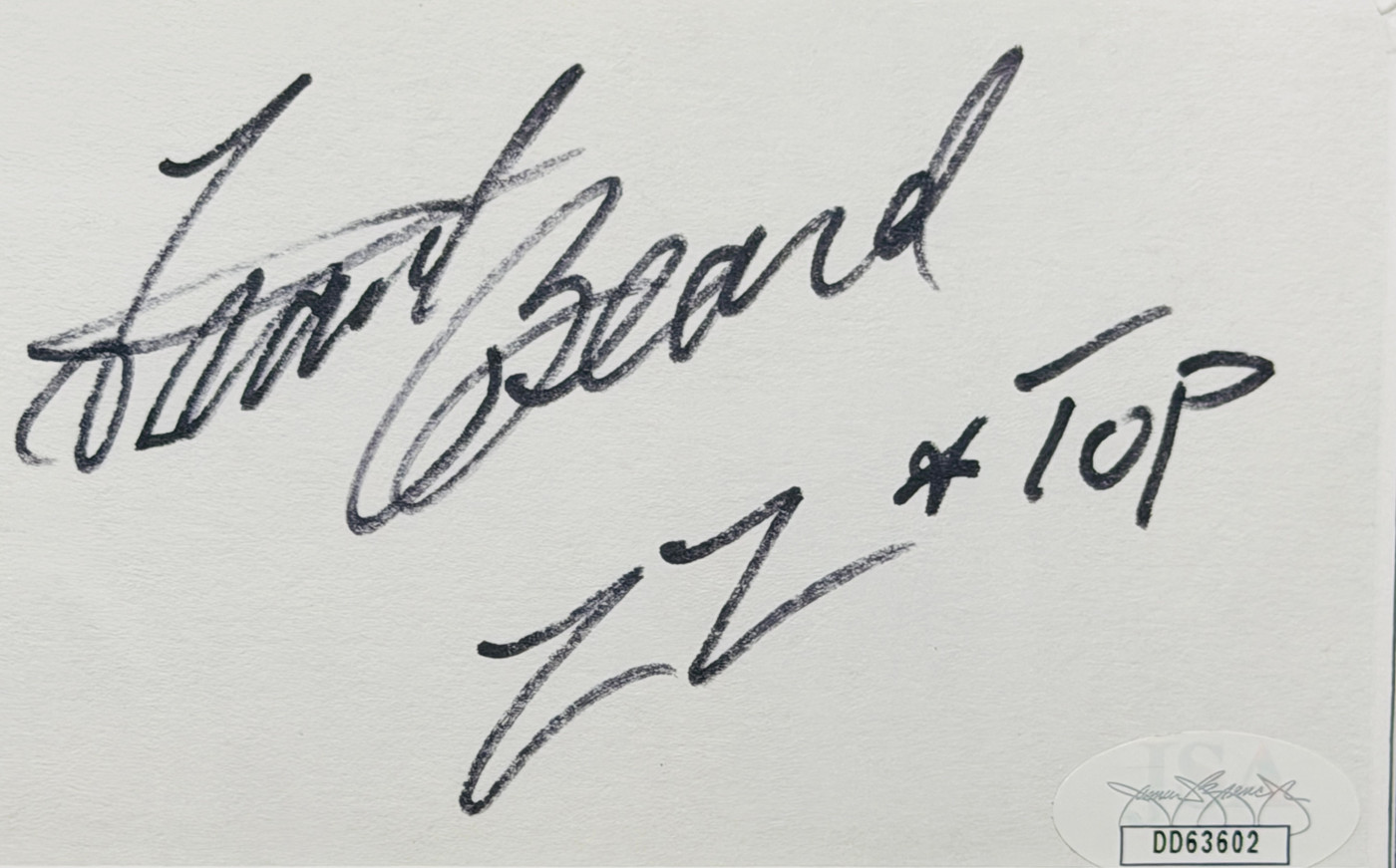 ZZ TOP – Multi-Signed Framed "Eliminator" Tribute