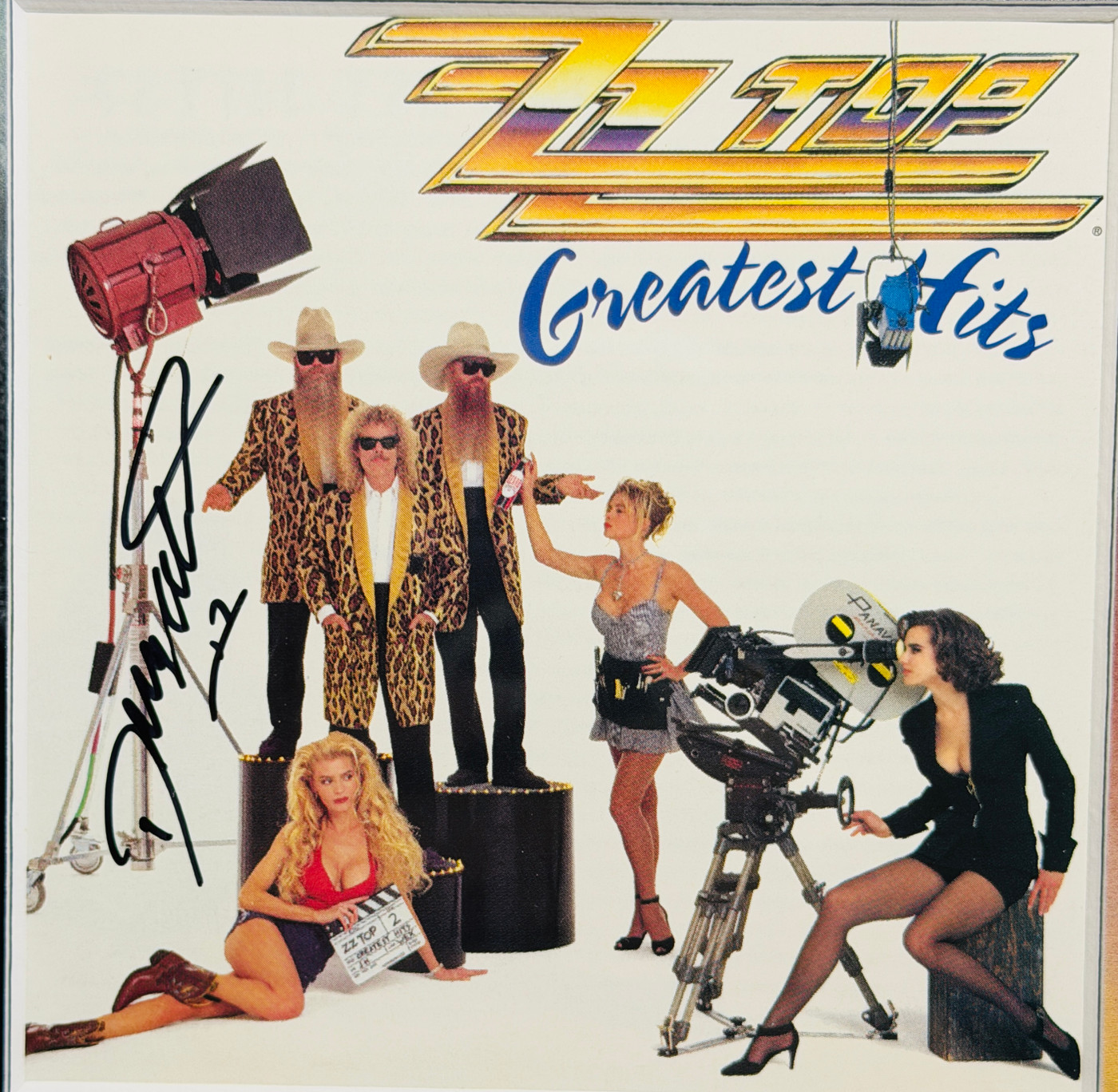 ZZ TOP – Multi-Signed Framed "Eliminator" Tribute