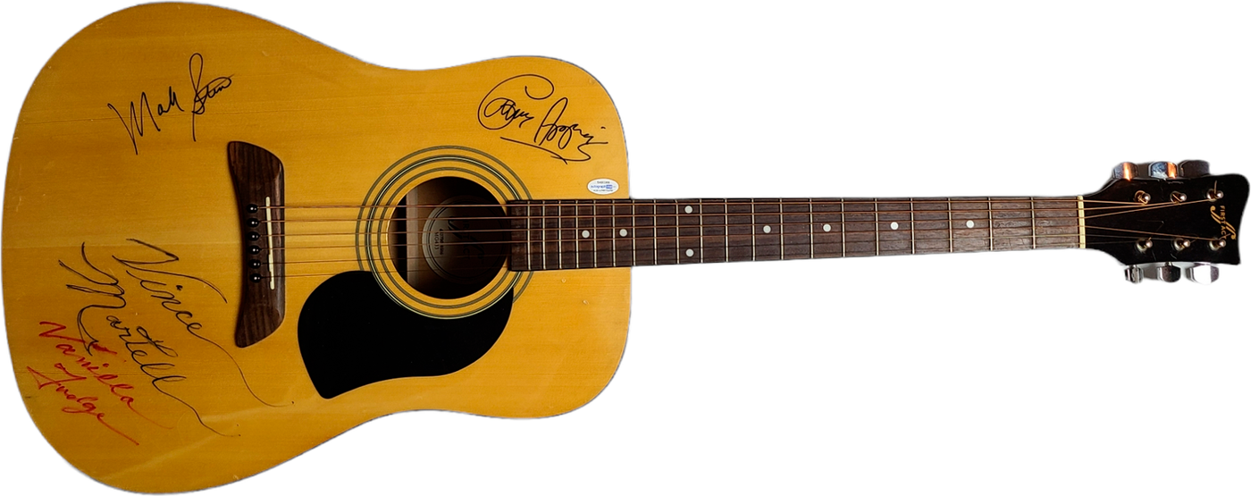 Vanilla Fudge Signed Autographed First Act Acoustic Guitar
